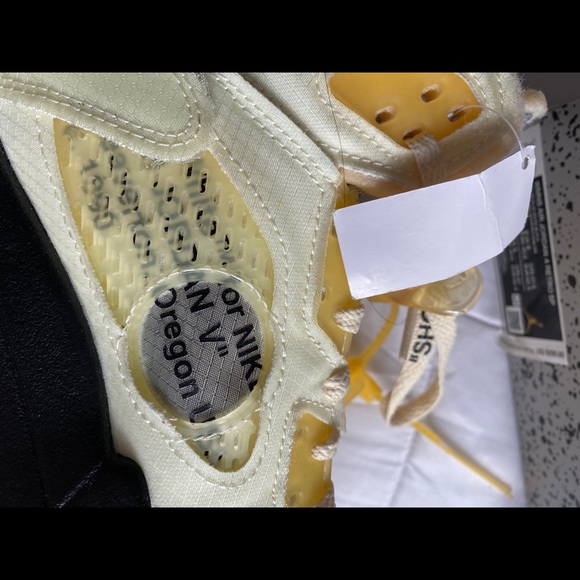 OFF-WHITE X Nike Air Jordan 5 Sail - Picture 6 of 15